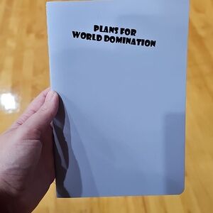 Handmade Plans for World Domination Notebook